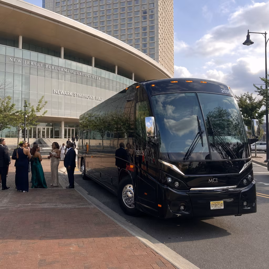 Rent a Bus to Newark Symphony Hall