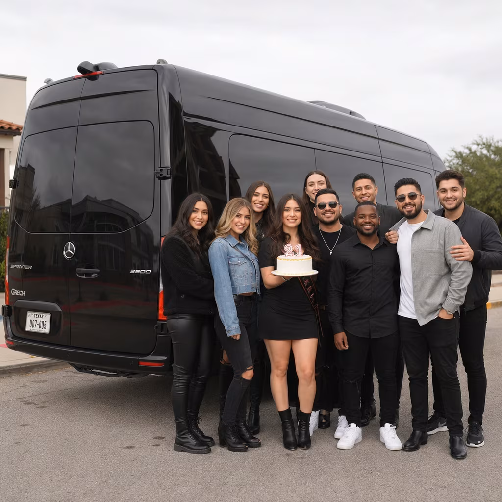 Birthday party bus