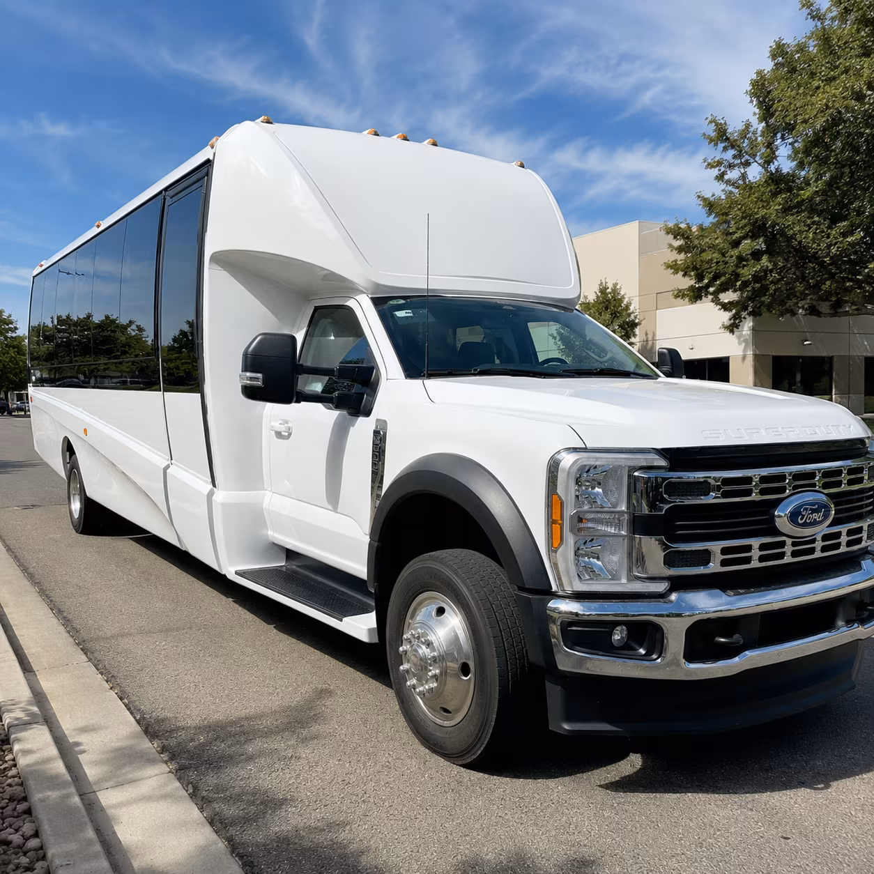 Newark Airport Shuttle & Transportation party bus exterior