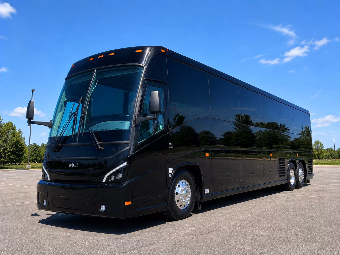 Newark Airport Shuttle & Transportation party bus exterior
