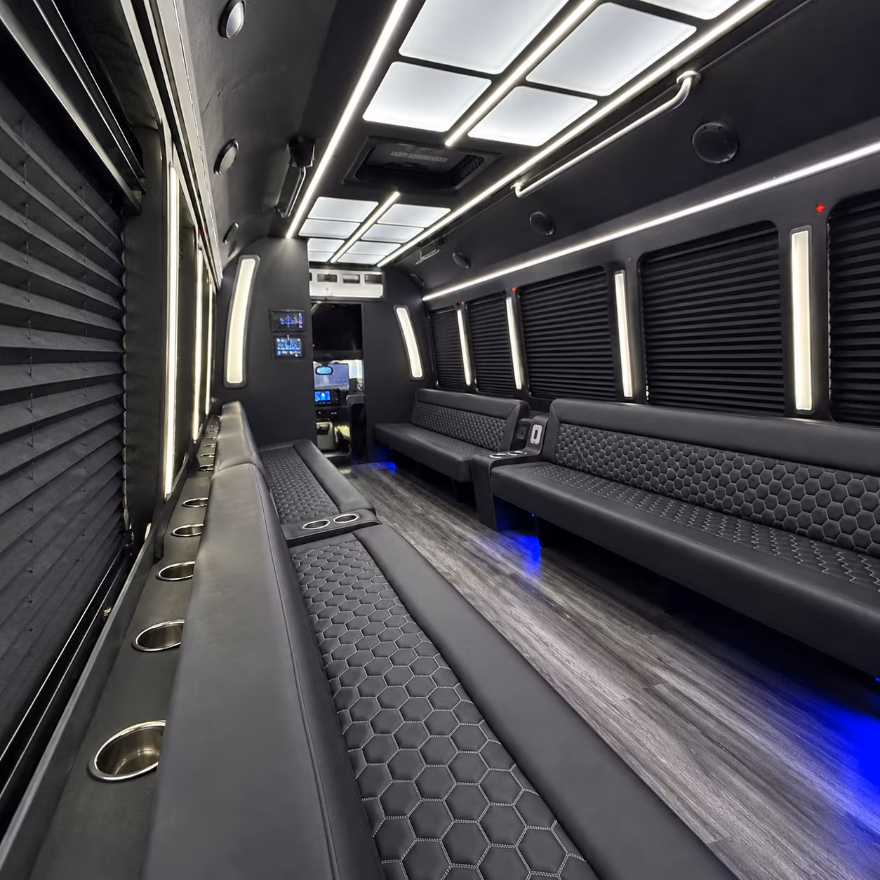 Newark Birthday, Sweet 16, & Quinceañera Transportation party bus exterior