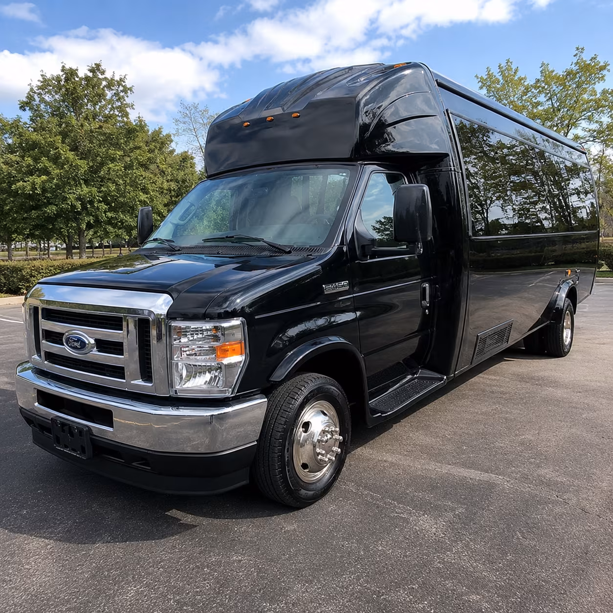 Newark Birthday, Sweet 16, & Quinceañera Transportation party bus exterior