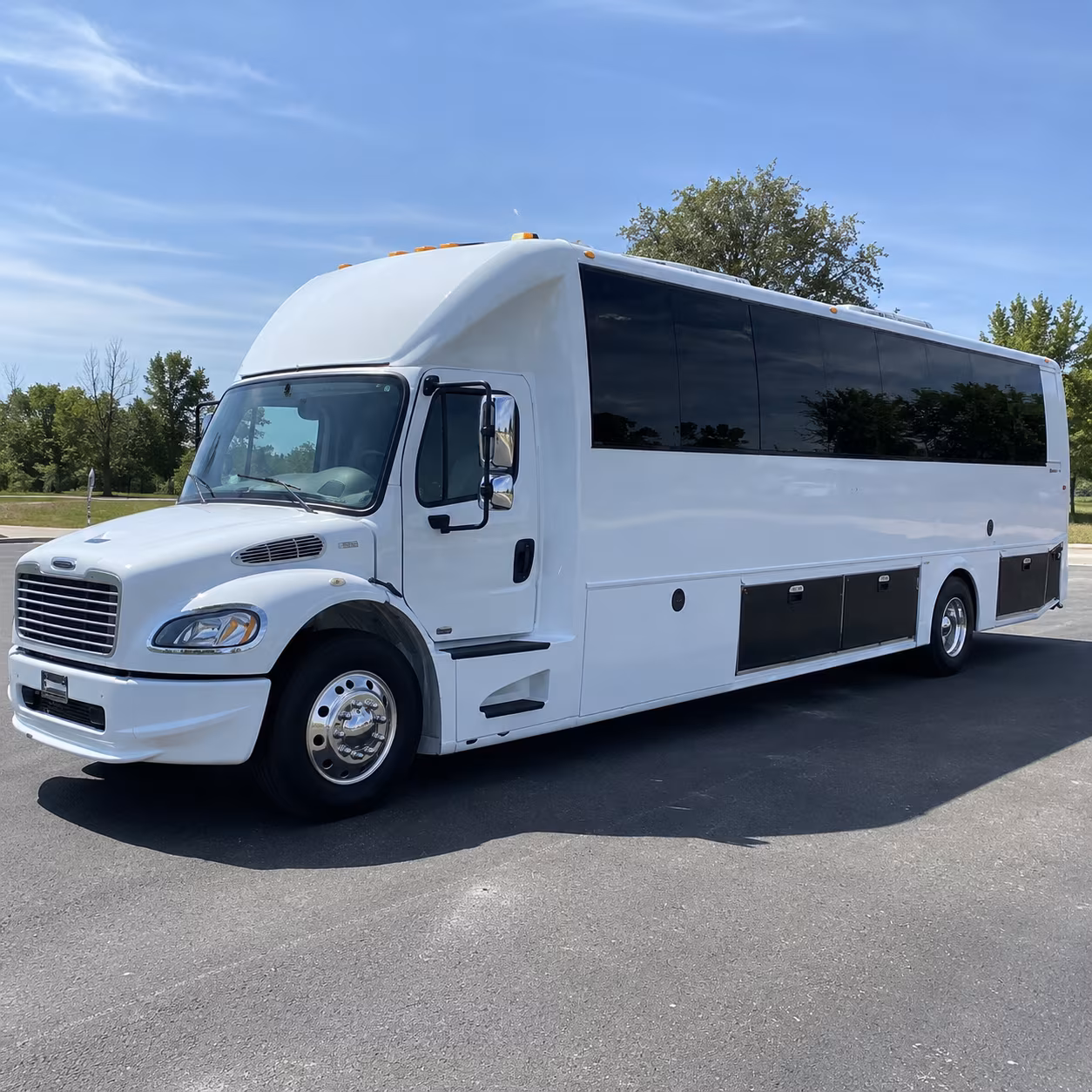 Newark Concert & Music Festival Transportation party bus exterior