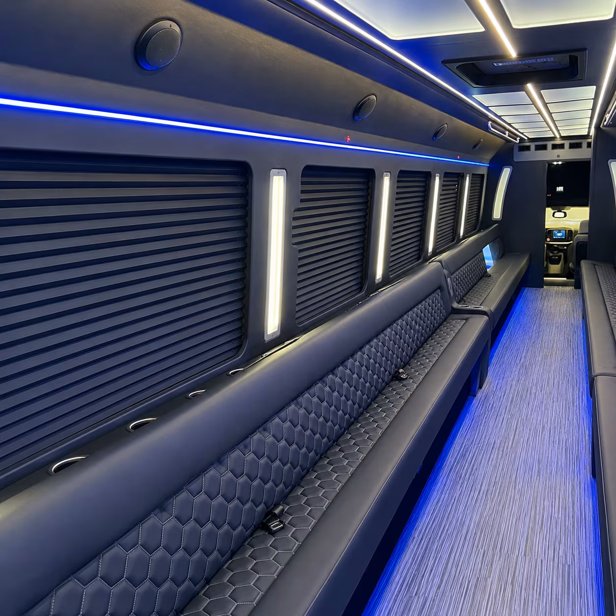 Newark Concert & Music Festival Transportation party bus exterior