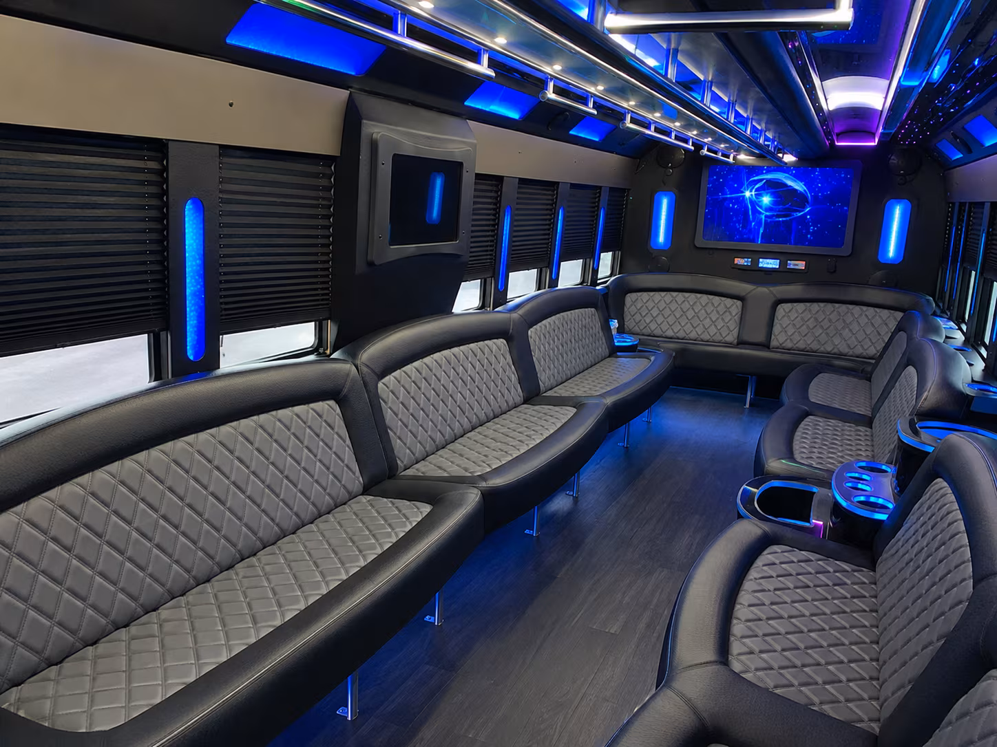 Newark Concert & Music Festival Transportation onboard seating