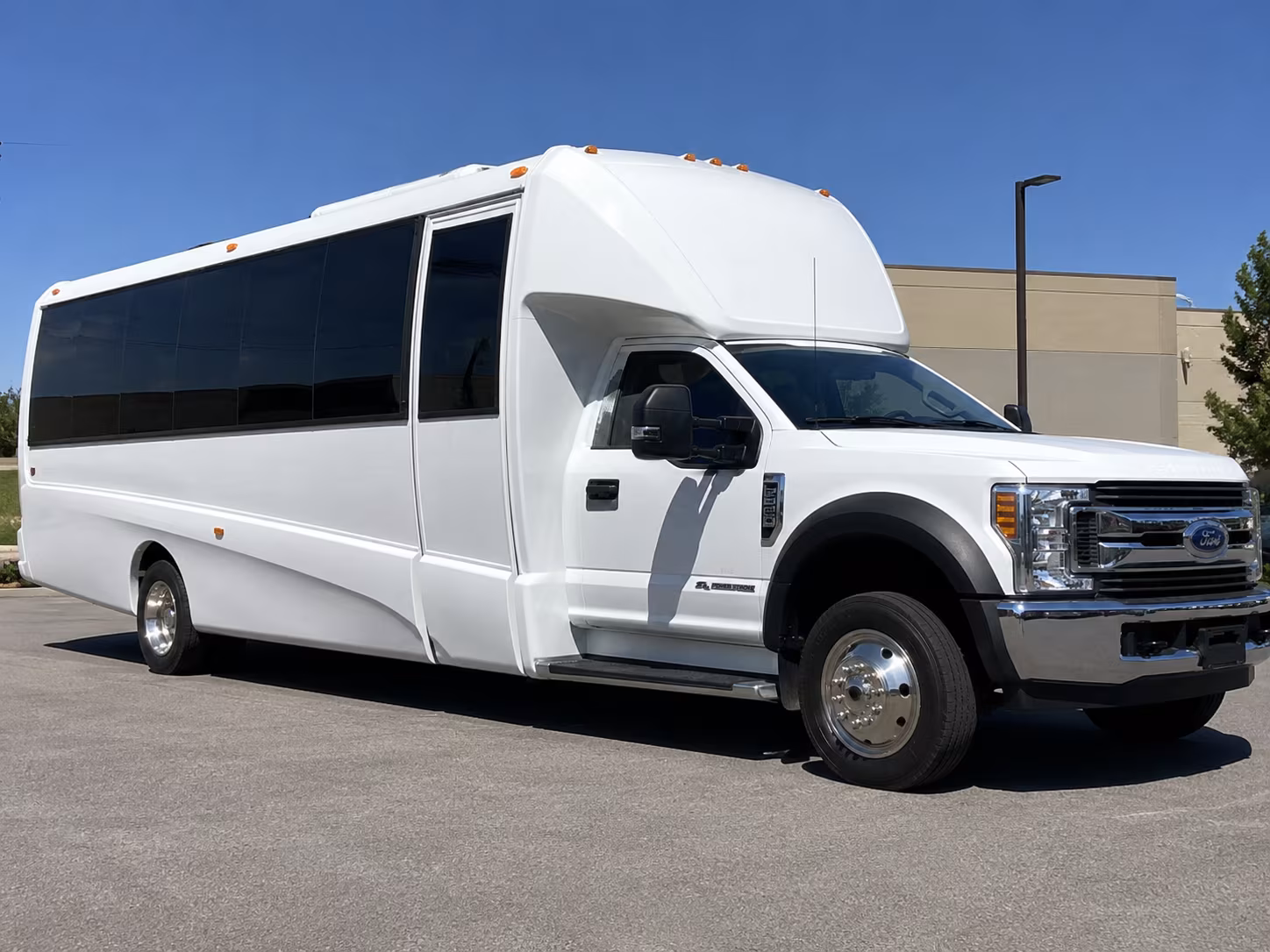Newark Corporate Transportation party bus exterior