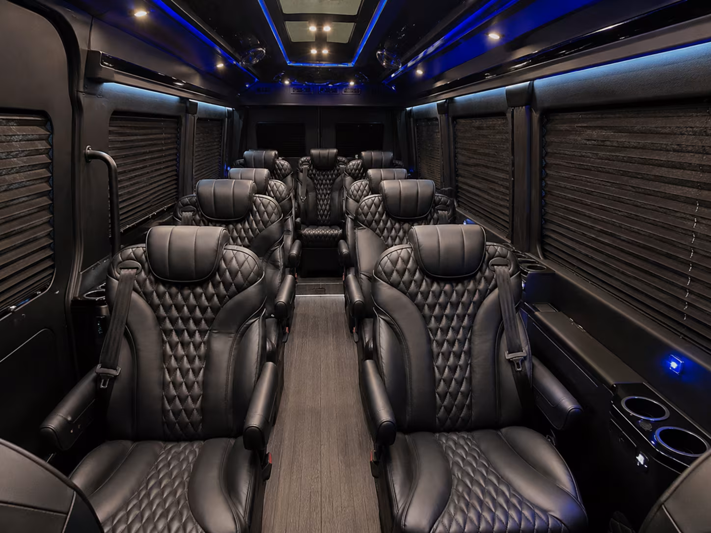 Newark Corporate Transportation party bus exterior