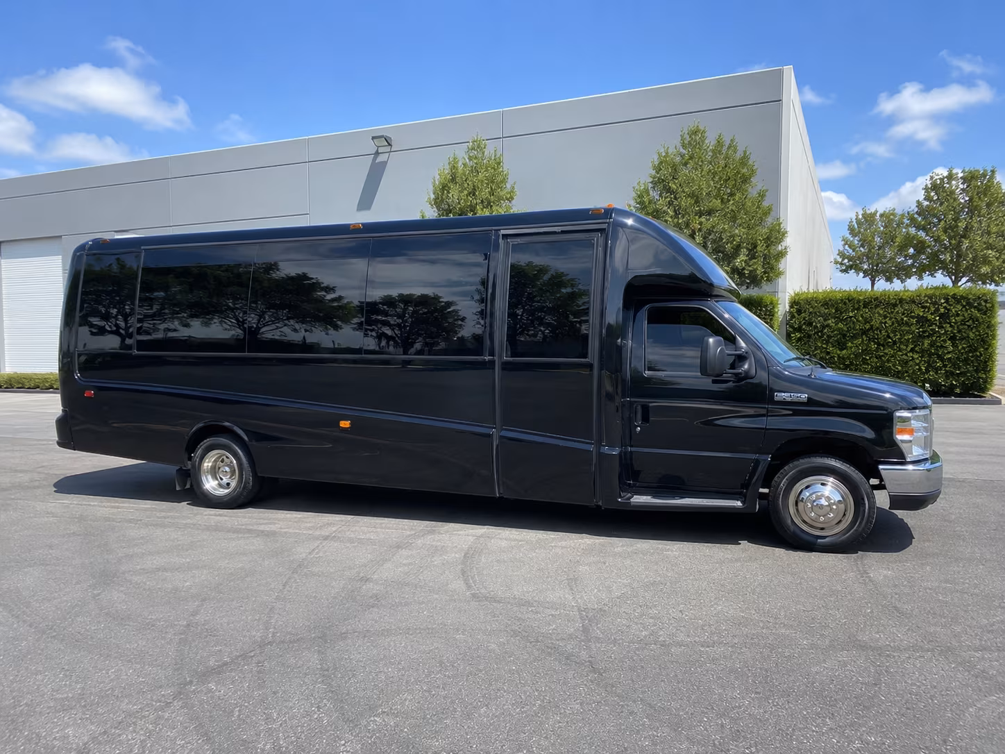Newark Private Event Transportation party bus exterior