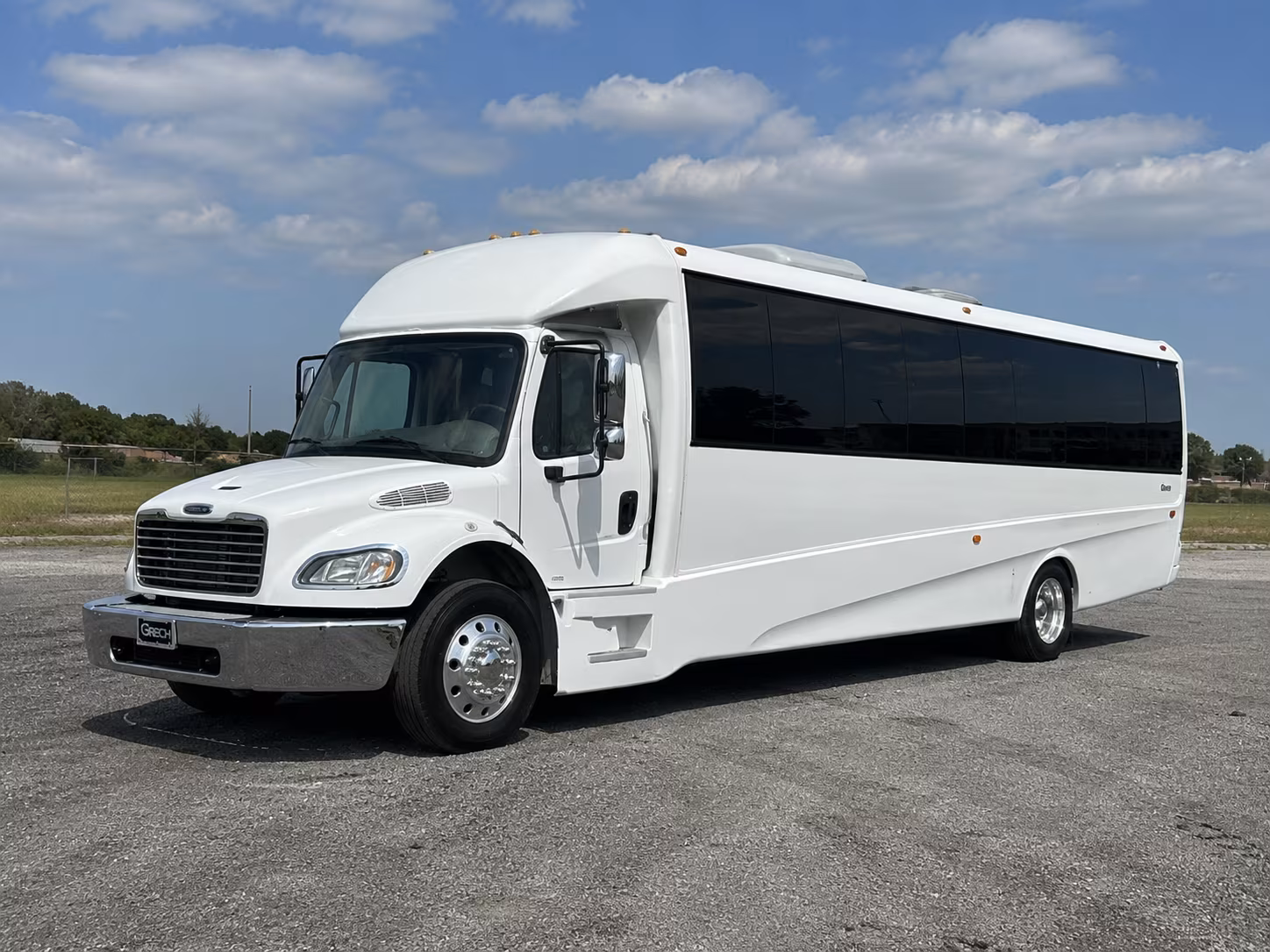 Newark Private Event Transportation party bus exterior