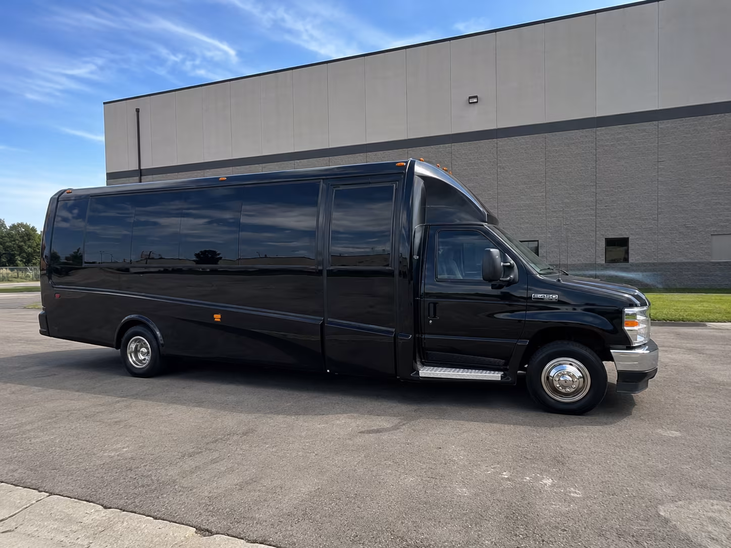Newark School Event Transportation party bus interior