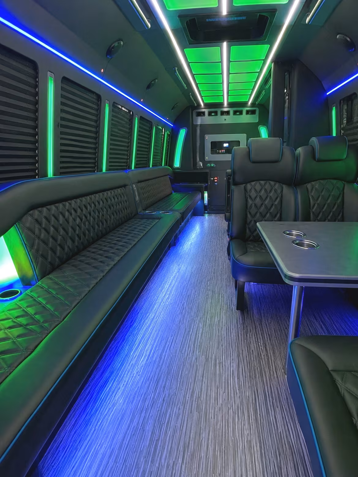 Newark Sporting Event Transportation onboard seating