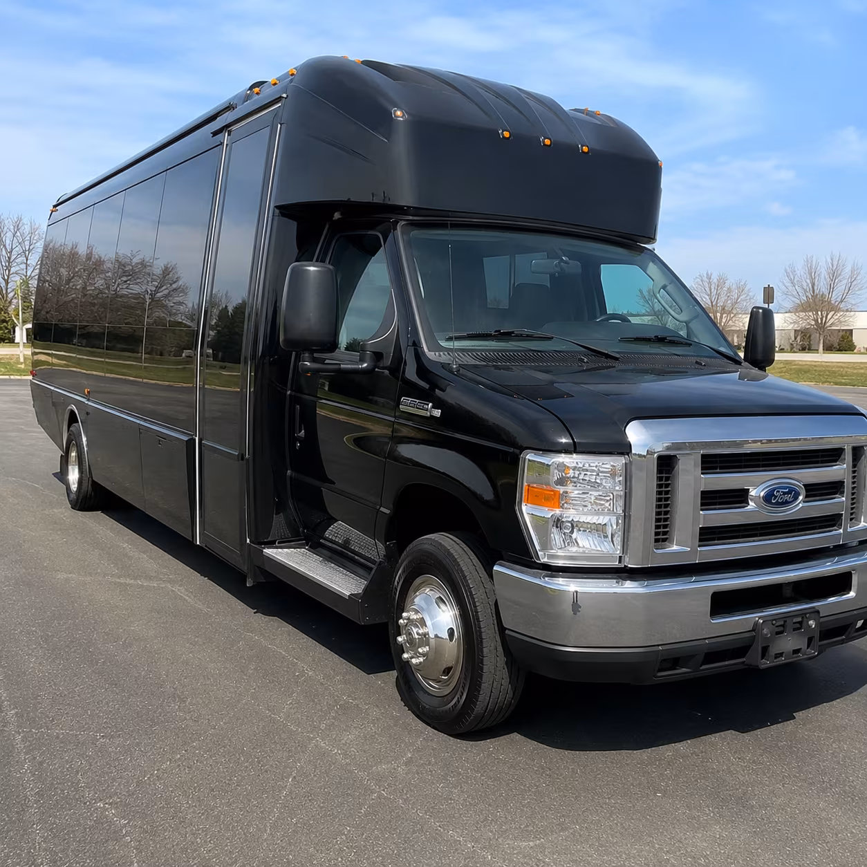 Newark Sporting Event Transportation party bus interior