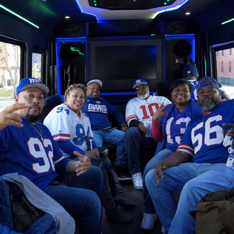 Newark Sporting Event Transportation fleet vehicle